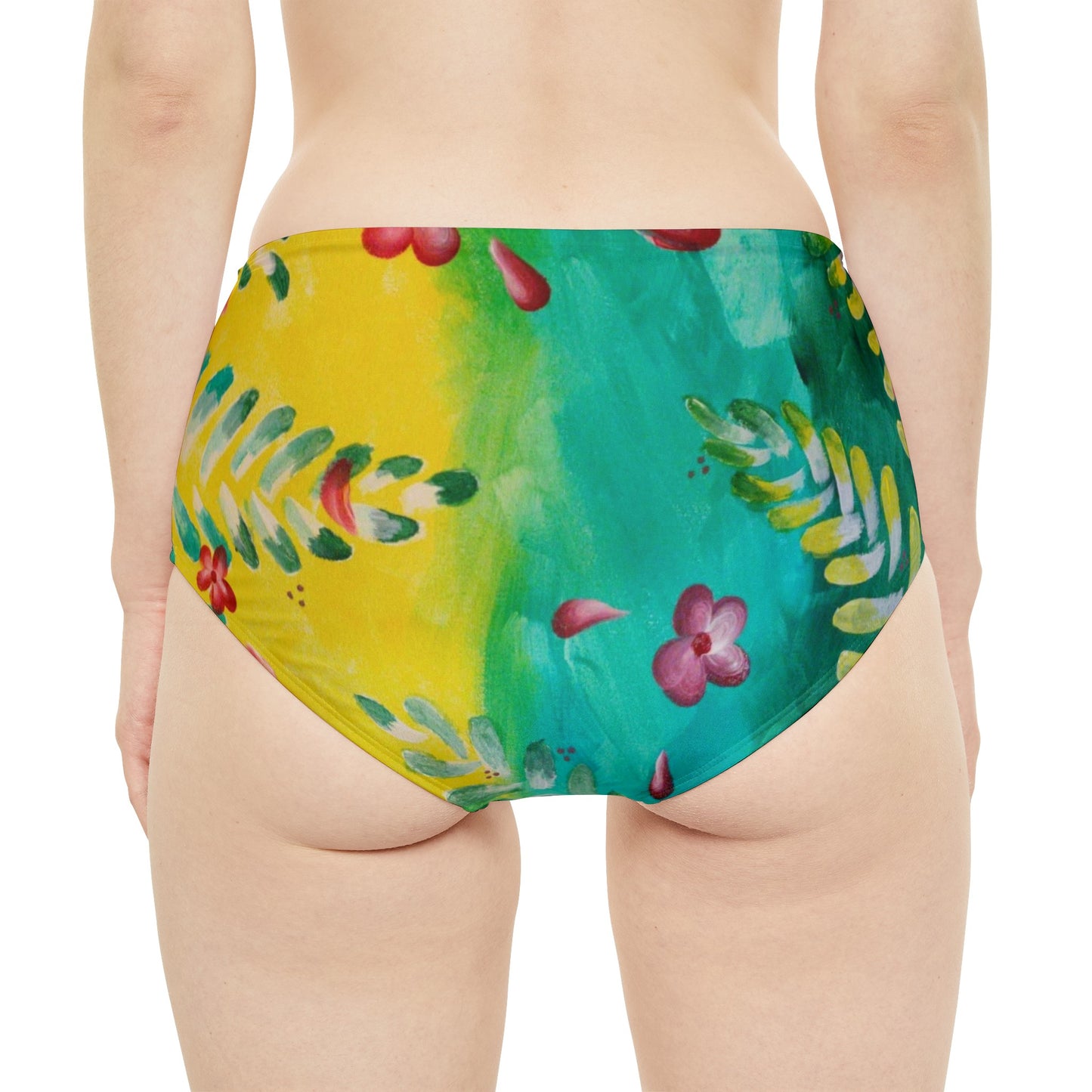 High-Waist Hipster Bikini Bottom